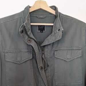 Gap Army Green Military Jacket XXL